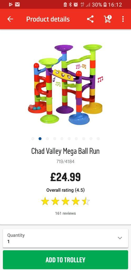 argos ball run